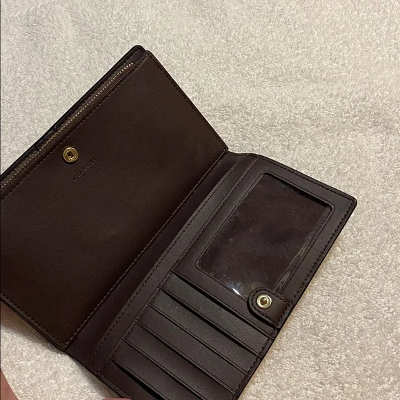 Coach Black Clutch Wallet - Picture 2 of 11
